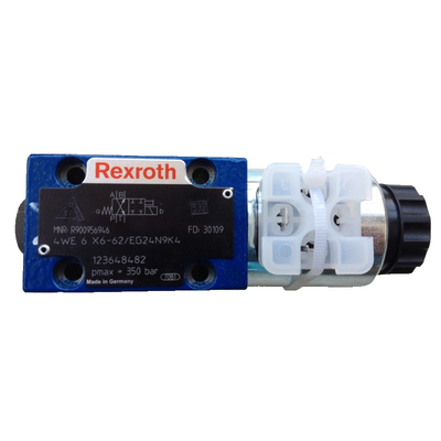 Válvula de direcção Rexroth 4WE6X6-62/EG24N9K4 Com monitoramento opcional da posição da bobina