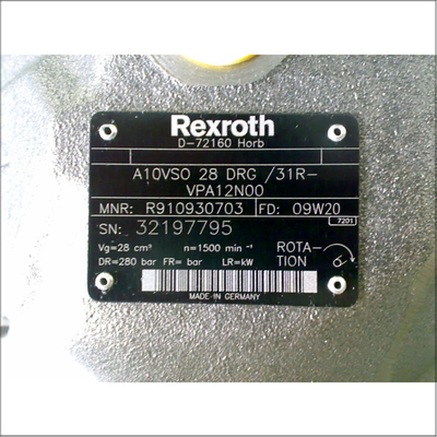 Bosch Rexroth A10VSO10DR 52R-PPA14N00 Pompa Hidraulik Penggeseran Variabel