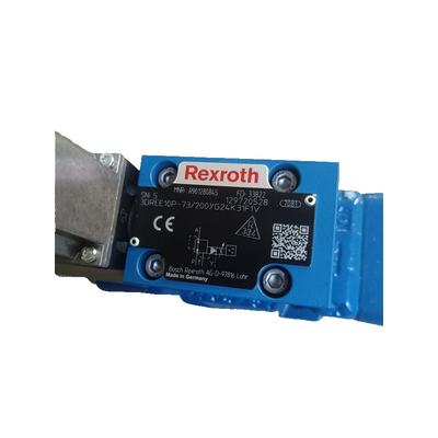 เครื่องพิมพ์ฉีดและการใช้งานที่หลากหลายมากขึ้นสําหรับ Bosch Rexroth 3DREE10P-73 200YG24K31F1V วาล์วสัดส่วน