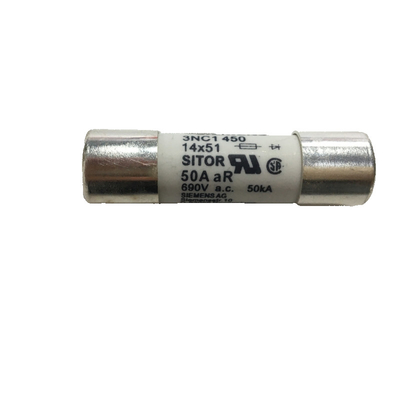 Siemens Protection Cylinder Flow Control Accurate Control 3NC145050A690V Cylindrical Fuse Link