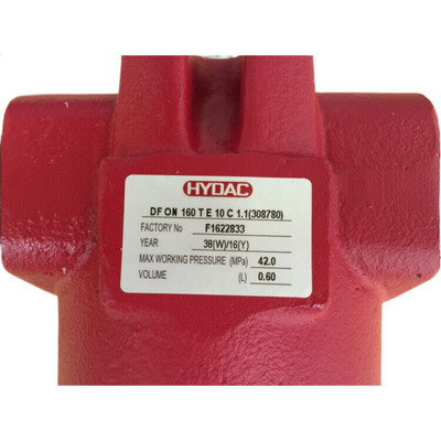 Hydac Solenoid Valve DFON160TE10C1.1 Industrial And Unidirectional Flow 40mm Nominal Diameter