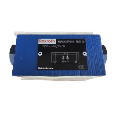 Rexroth Check Valve Z2S6-1-62 V 60 NBR Seals -30 … +80 With Check Valve Installation Sets