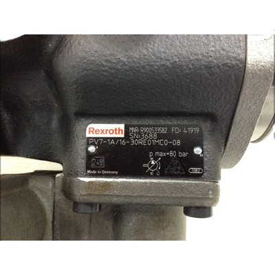Υδραυλική αντλία Rexroth PV7-1A/16-30RE01MC0-08 Γκρι, Μεγάλη διάρκεια ζωής, Λειτουργία χαμηλού θορύβου, Χαμηλή υστέρηση, Ευέλικτες επιλογές συνδυασμού