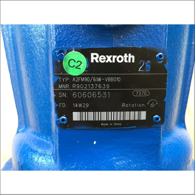 มอเตอร์ไฮดรอลิก Rexroth A2FM90/61W-VBB010 E กลับทิศทางได้ เสียงเบา บำรุงรักษาง่าย