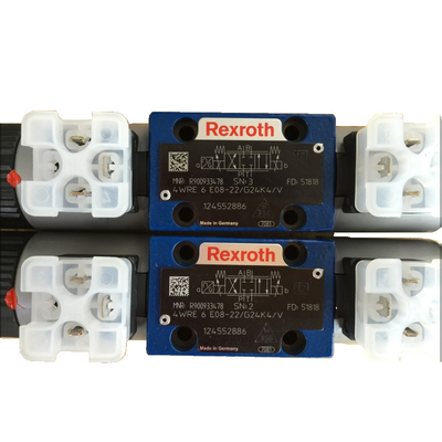 Van hướng Rexroth 4WRE6E08-22/G24K4/V 24 VDC cho hệ thống thủy lực công nghiệp
