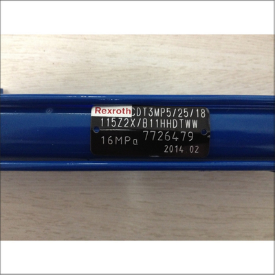 ミネラルオイル互換性レックスロス水力シリンダー 115 mm ストロークと重用アプリケーションのための最大速度0.5 m/s