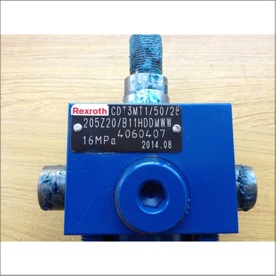 سیلندر هیدرولیک Rexroth CDT3MT1 50 28 205Z20 B11HDDMWW با قطر میله پیستون 28 میلی‌متر برای حرکت نرم