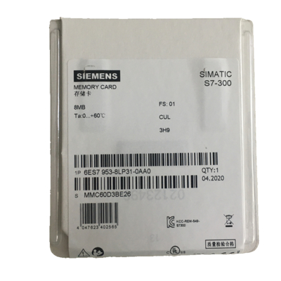 Atualize seus S7-300 C7 e ET 200 Série PLCs com 6ES7953-8LP31-0AA0 Amplificador Eletrônico 8 MB Flash Memory Technology