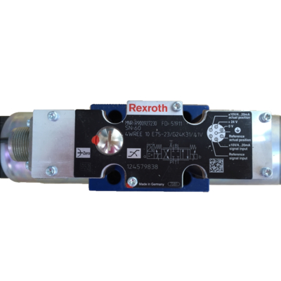 রেক্স্রোথ অনুপাতীয় ভালভ 4WREE10E75-2X/G24K31/A1V কাস্ট আয়রন দ্রুত প্রতিক্রিয়া সংহত করা সহজ
