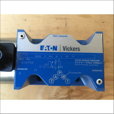 วาล์วสัดส่วนประเภทอุตสาหกรรม VICKERS DG4V-5-2AJ-M-U-H6-20 สําหรับระบบไฮดรอลิกเรียบและทนทาน