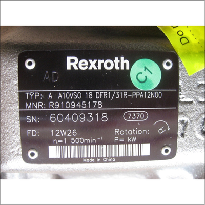 ปั๊มไฮดรอลิก Rexroth A10VSO18DRF1 31R-PPA12N00 - เหล็กหล่อ, ขนาด 18 cm³
