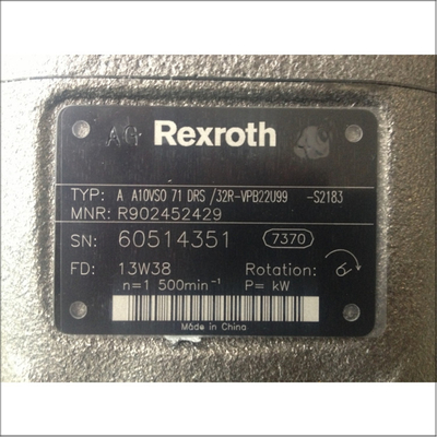 高圧オイル使用 メカニカル・ハイドラウリックポンプ レックスロス A10VSO71DRS 32RVPB22U99-S2183 ドイツからの建設機械用