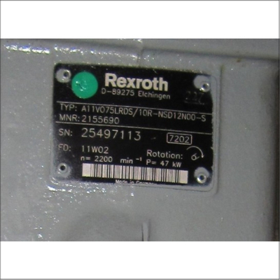 Bomba Hidráulica Mecánica para Rexroth A11VO75LRDS 10R-NSD12N00-S con Opciones Personalizables y Larga Vida Útil