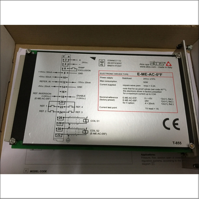 ATOS E-ME-AC-01F 21/2 Wzmacniacz Elektroniczny Do Precyzyjnego Sterowania Zaworami Proporcjonalnymi W Układach Hydraulicznych