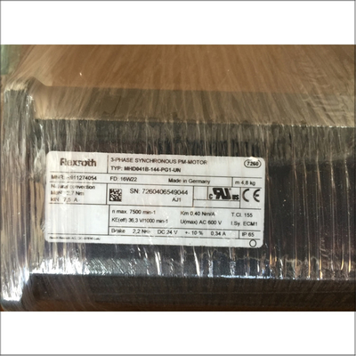 Rexroth MHD041B-144-PG1-UN Servo Motor Made of Cast Iron for Standard Applications and Quick Delivery