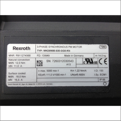 Industrial Servo Motor Rexroth MKD090B-035-GG0-KN  With Cast Iron Material And Fast Shipping And Secure Payment Options