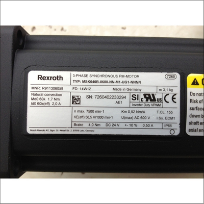 Servo Motor For Industrial Automation Rexroth MSK040B-0600-NN-M1-UG1-NNNN Cast Iron Material Fast Shipping TT Payment Standard Size