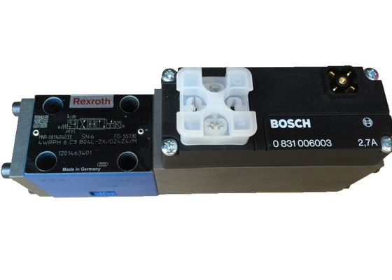Rexroth Proportional Valve 4WRPH6C3B04L-2X/G24Z4/M Up To 400°F Remote Control High Cast Iron Cost-Effectiveness Precise Control