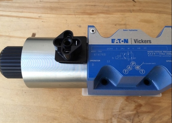 Vickers Proportional Valve DG4V-5-2AJ-M-U-H6-20 High Power Low Pressure Drop High Flow Capacity 350 Bar