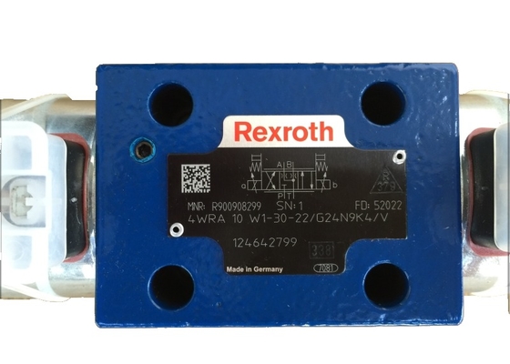 Rexroth Proportional Valve 4WRA10W1-30-2X/G24N9K4/V Blue Easy Maintenance Fast Response Speed Energy-Efficient
