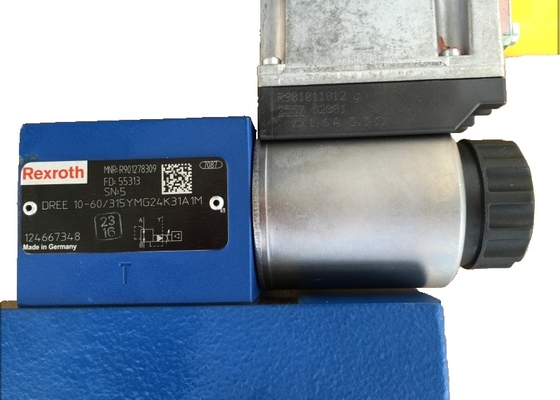 Rexroth Proportional Valve DREE10-6X/315YMG24K31A1M Blue -20°C To 80°C Cast Iron Cost-Effective High Flexibility