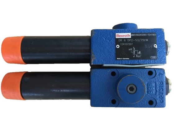 Rexroth Hydraulic Valve DR6DP2-5X/75YM High Reliability Blue High-Precision Pressure Cast Iron 350 Bar