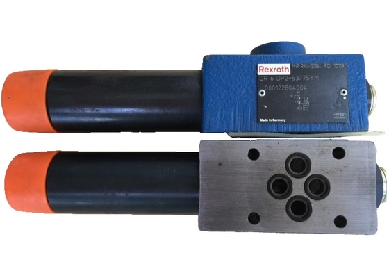 Rexroth Hydraulic Valve DR6DP2-5X/75YM High Reliability Blue High-Precision Pressure Cast Iron 350 Bar