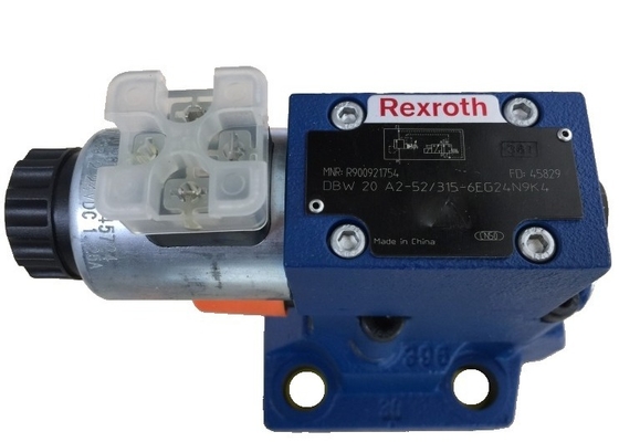 صمام تناسبي Rexroth DBW20A2-5X/315-6EG24N9K4، فتحة 20 مم، 315 بار