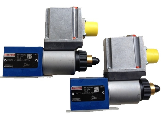Rexroth Proportional Valve DBETE-6X/200G24K31A1V DC24v Energy Efficiency Blue Precise Control Cast Iron High Reliability