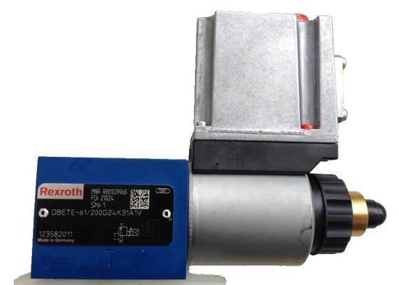 Rexroth Proportional Valve DBETE-6X/200G24K31A1V DC24v Energy Efficiency Blue Precise Control Cast Iron High Reliability