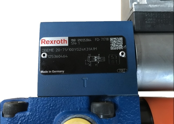 Rexroth Proportional Valve DBEME20-7X/100YG24K31A1M Cast Iron High-Precision Control High-Performance Blue