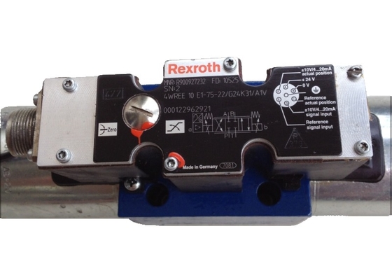 Rexroth Proportional Valve 4WREE10E1-75-2X/G24K31/A1V Blue High Response Speed Energy Efficiency High-Quality
