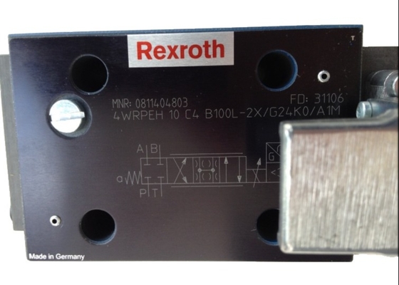 Rexroth Proportional Valve 4WRPEH10C4B100L-2X/G24K0/A1M Low Maintenance Costs Low-Power Design Durable Design