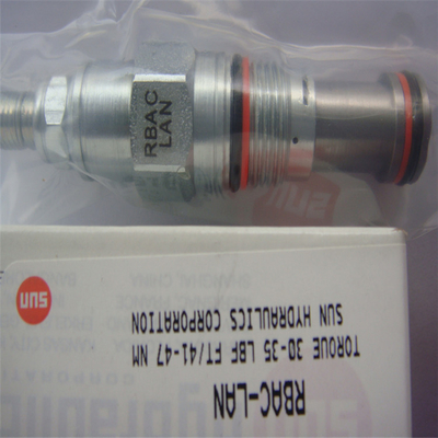 Sun Cartridge Valve RBAC-LAN Fast Response Economical Strong Compatibility Various Control Options Low Leakage