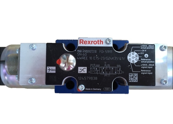 Rexroth Proportional Valve 4WREE10E75-2X/G24K31/A1V Easy To Integrate Cast Iron Fast Response