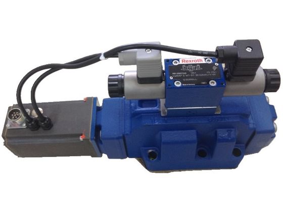 Rexroth Proportional Valve 4WRKE25W8-220L-3X/6EG24EK31/C1D3V High Precision Compact Design Blue Wide Control Range Energy-Saving