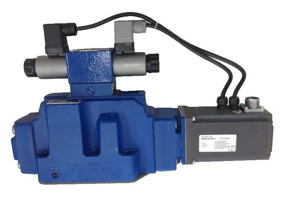 Rexroth Proportional Valve 4WRKE25W8-220L-3X/6EG24EK31/C1D3V High Precision Compact Design Blue Wide Control Range Energy-Saving